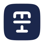 Text Cross Square SVG Icon